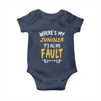 Where Is My Jungler It Is All His Fault Baby Onesie Game Lover Gift - Wonder Print Shop