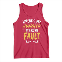 Where Is My Jungler It Is All His Fault Tank Top Game Lover Gift - Wonder Print Shop