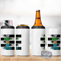 Gaming Humor 5 Roles 4 in 1 Can Cooler Tumbler Quote For Gamer Lovers - Wonder Print Shop