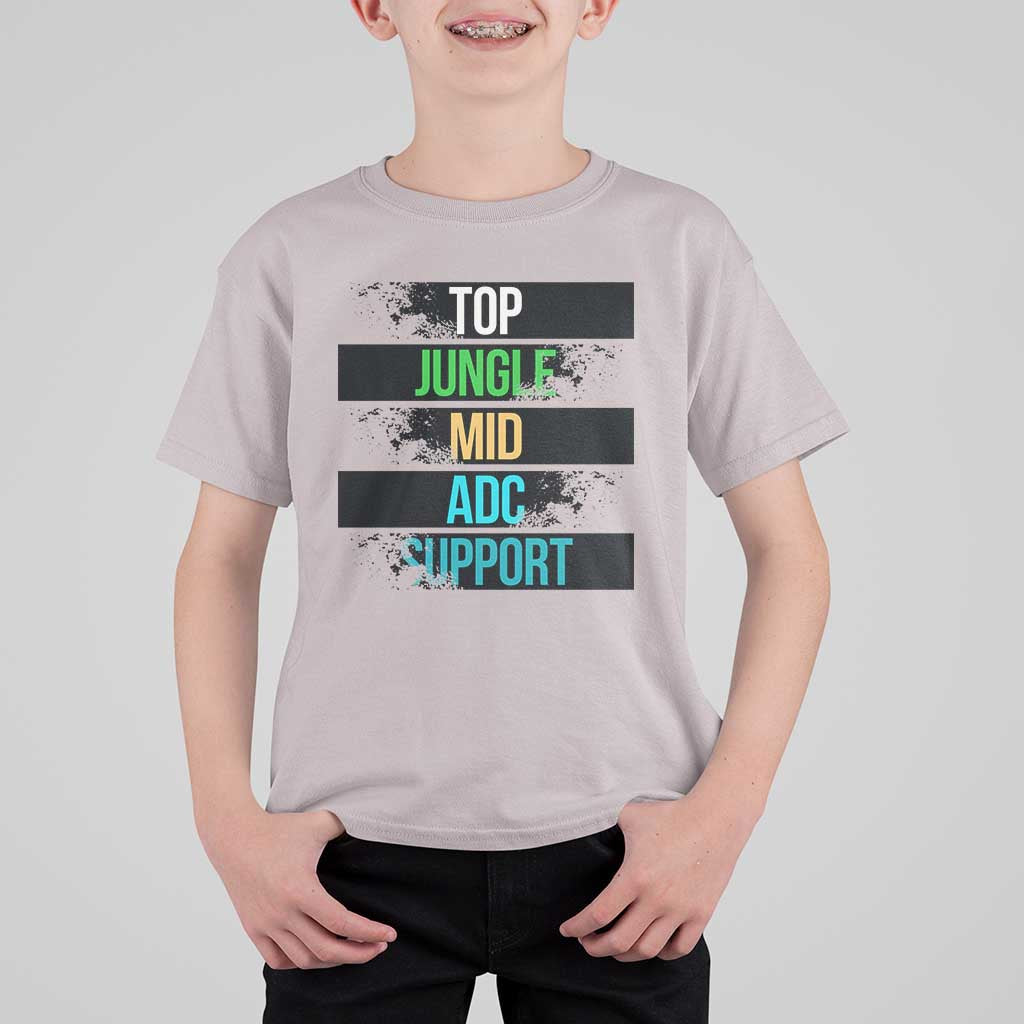 Gaming Humor 5 Roles T Shirt For Kid Quote For Gamer Lovers - Wonder Print Shop