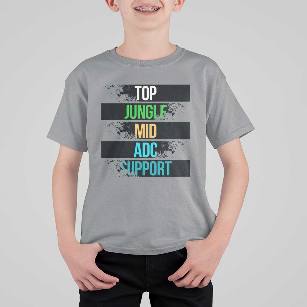 Gaming Humor 5 Roles T Shirt For Kid Quote For Gamer Lovers - Wonder Print Shop