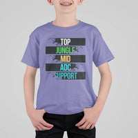 Gaming Humor 5 Roles T Shirt For Kid Quote For Gamer Lovers - Wonder Print Shop