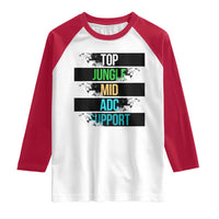 Gaming Humor 5 Roles Raglan Shirt Quote For Gamer Lovers - Wonder Print Shop