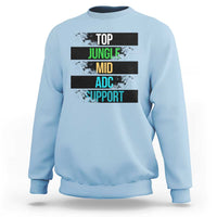 Gaming Humor 5 Roles Sweatshirt Quote For Gamer Lovers - Wonder Print Shop