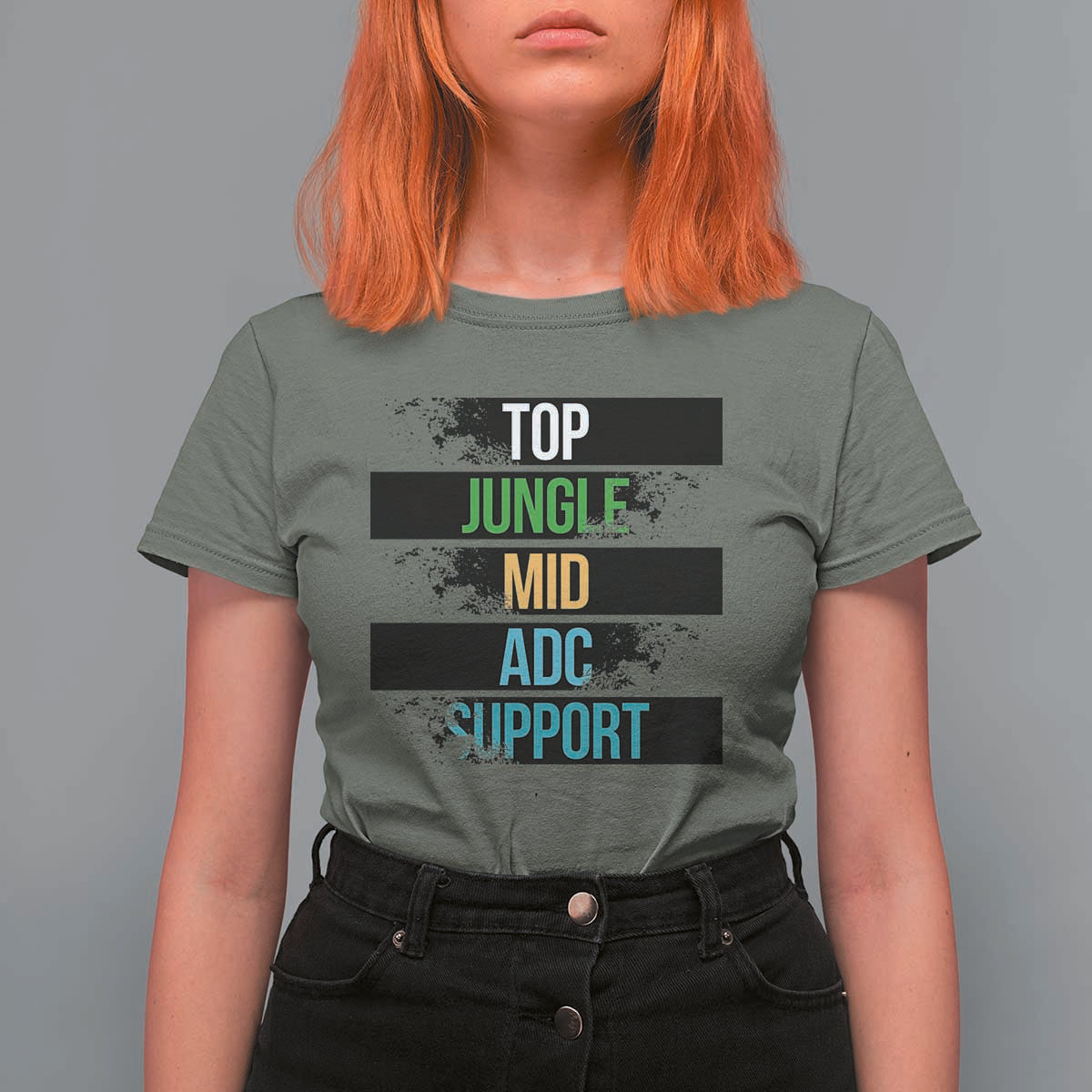 Gaming Humor 5 Roles T Shirt For Women Quote For Gamer Lovers - Wonder Print Shop