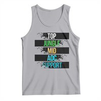 Gaming Humor 5 Roles Tank Top Quote For Gamer Lovers - Wonder Print Shop