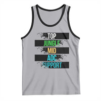 Gaming Humor 5 Roles Tank Top Quote For Gamer Lovers - Wonder Print Shop