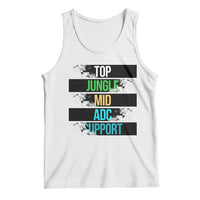 Gaming Humor 5 Roles Tank Top Quote For Gamer Lovers - Wonder Print Shop