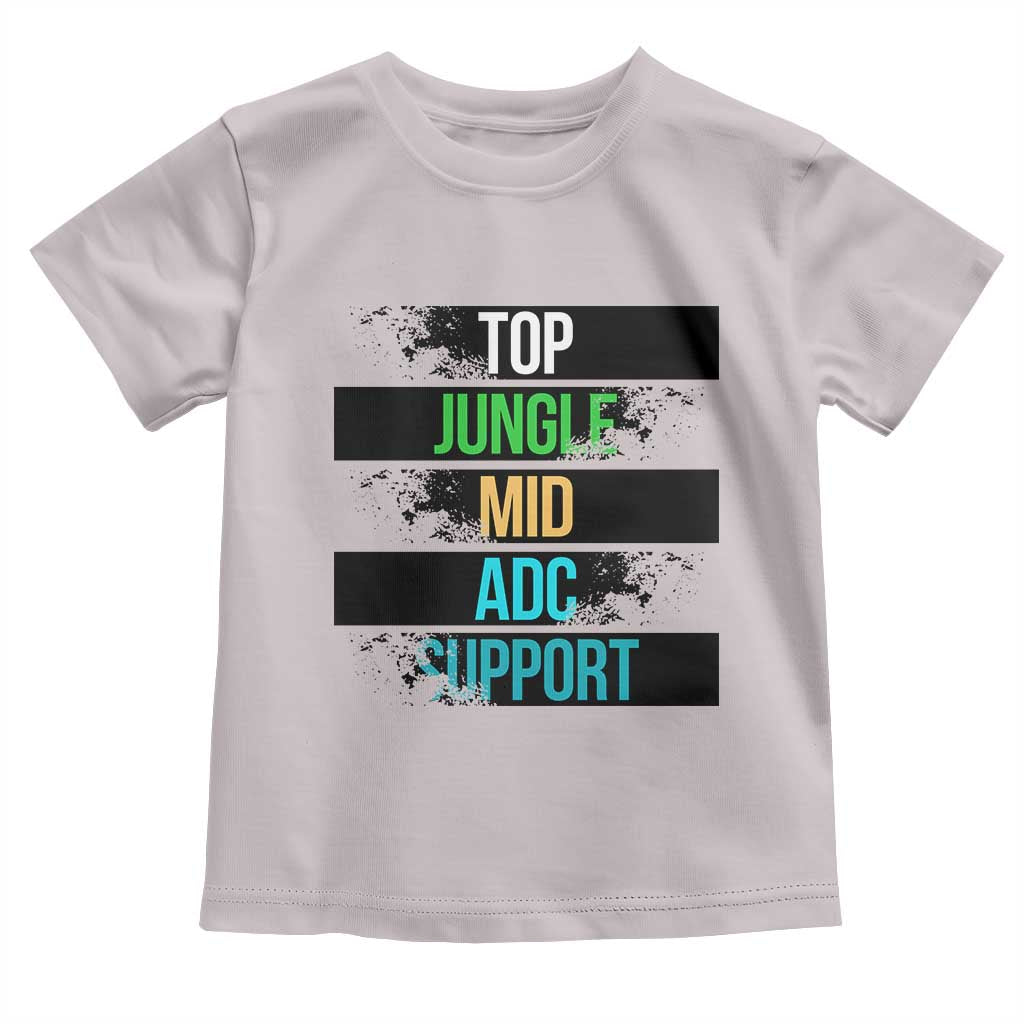 Gaming Humor 5 Roles Toddler T Shirt Quote For Gamer Lovers - Wonder Print Shop
