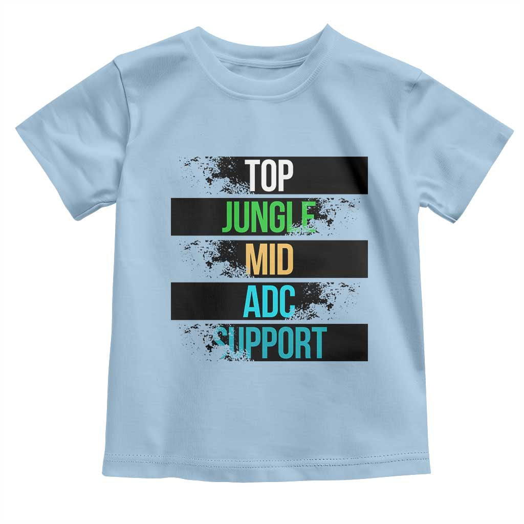 Gaming Humor 5 Roles Toddler T Shirt Quote For Gamer Lovers - Wonder Print Shop