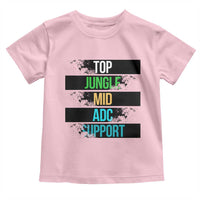 Gaming Humor 5 Roles Toddler T Shirt Quote For Gamer Lovers - Wonder Print Shop