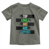 Gaming Humor 5 Roles Toddler T Shirt Quote For Gamer Lovers - Wonder Print Shop