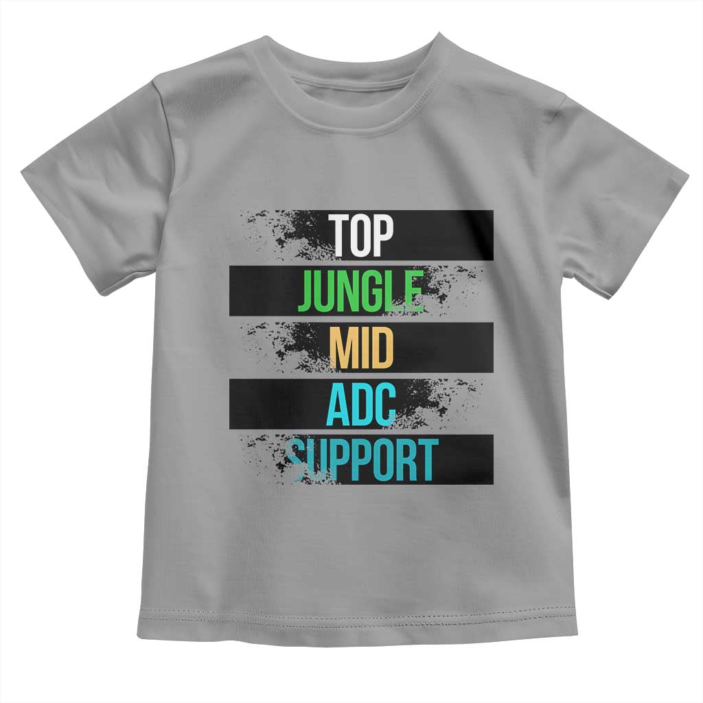 Gaming Humor 5 Roles Toddler T Shirt Quote For Gamer Lovers - Wonder Print Shop