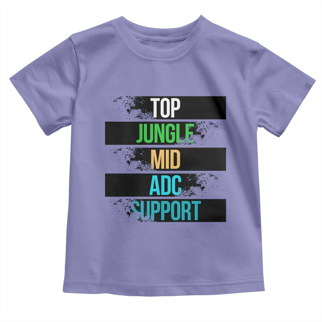 Gaming Humor 5 Roles Toddler T Shirt Quote For Gamer Lovers - Wonder Print Shop