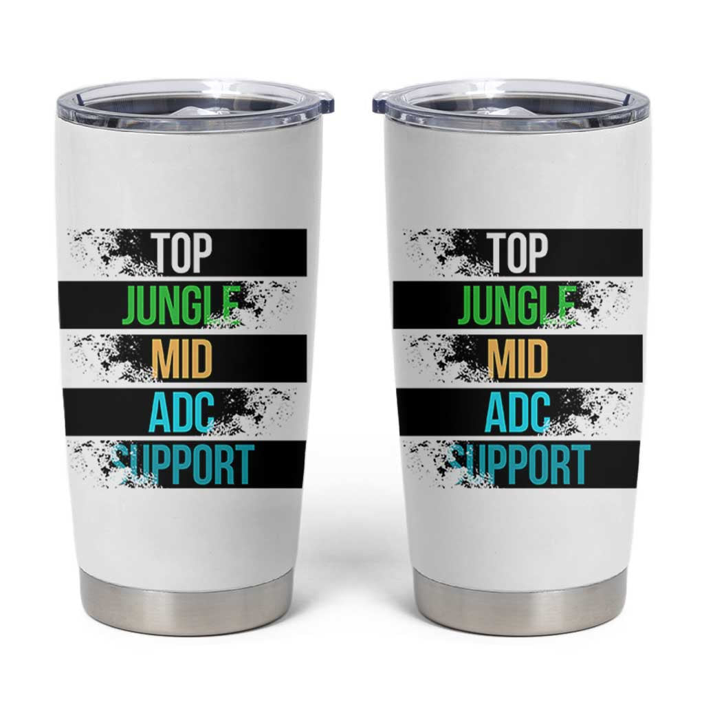Gaming Humor 5 Roles Tumbler Cup Quote For Gamer Lovers - Wonder Print Shop