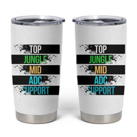 Gaming Humor 5 Roles Tumbler Cup Quote For Gamer Lovers - Wonder Print Shop