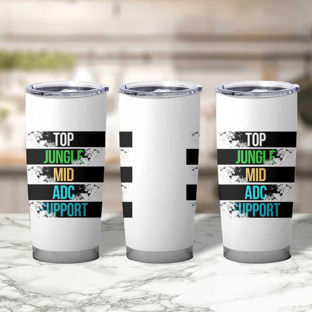 Gaming Humor 5 Roles Tumbler Cup Quote For Gamer Lovers - Wonder Print Shop