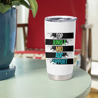 Gaming Humor 5 Roles Tumbler Cup Quote For Gamer Lovers - Wonder Print Shop