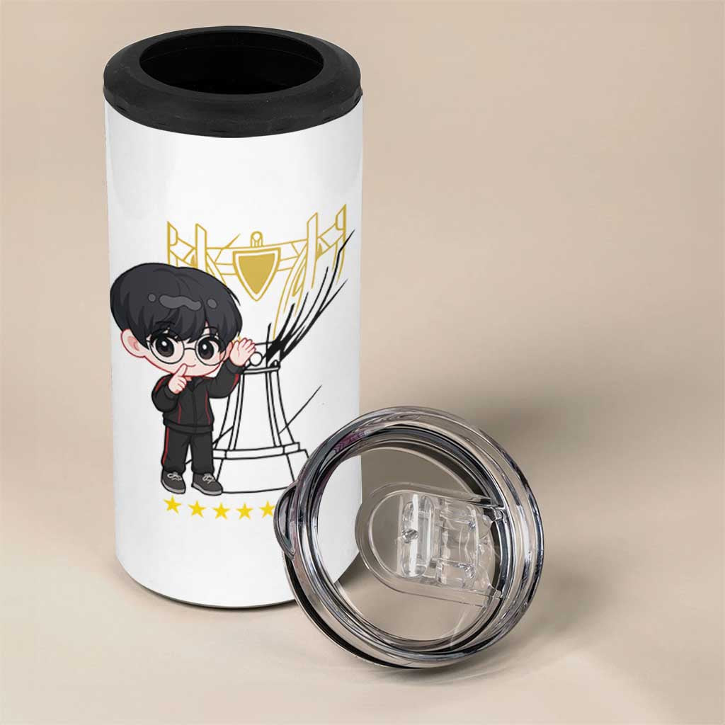 Mid Lane Master Gamer 4 in 1 Can Cooler Tumbler Gift For Esports Fan - Wonder Print Shop