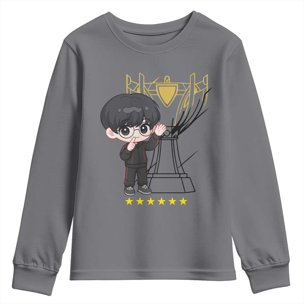 Mid Lane Master Gamer Youth Sweatshirt Gift For Esports Fan - Wonder Print Shop