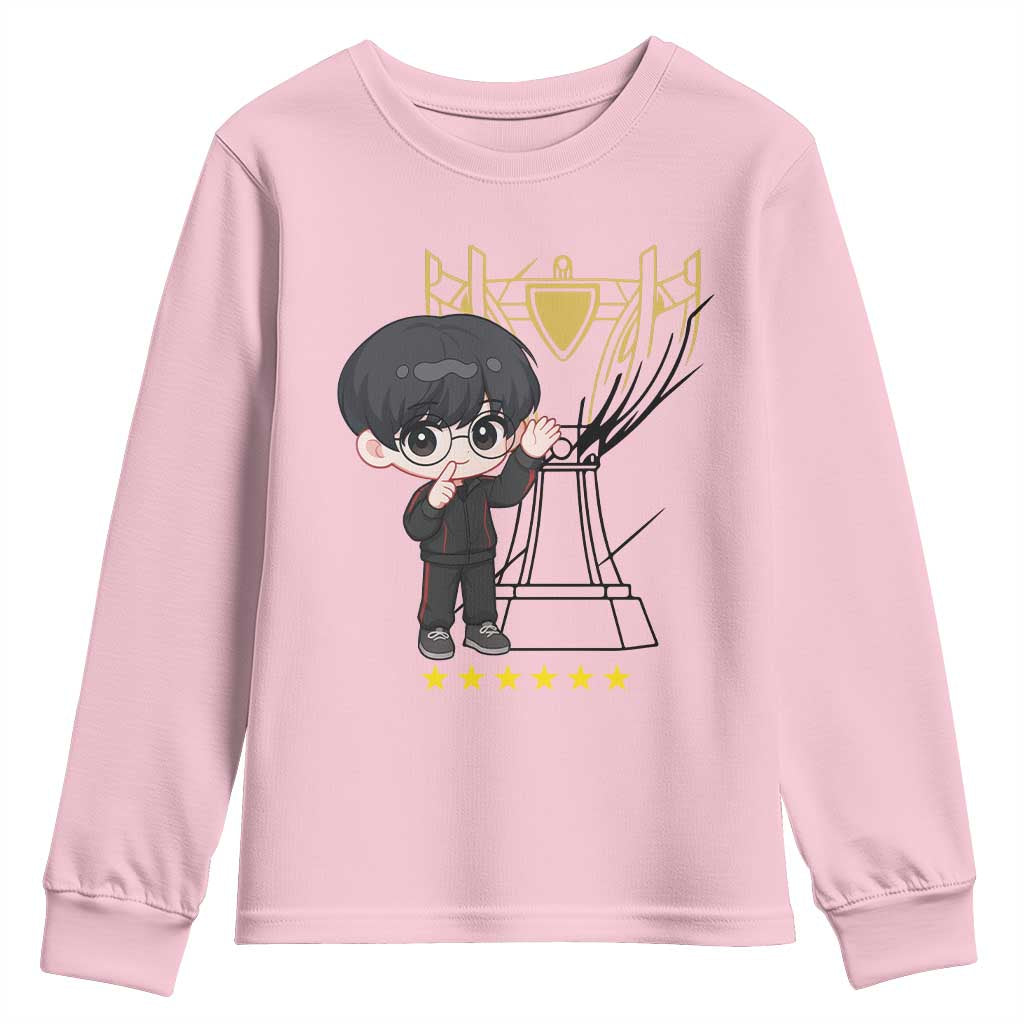 Mid Lane Master Gamer Youth Sweatshirt Gift For Esports Fan - Wonder Print Shop