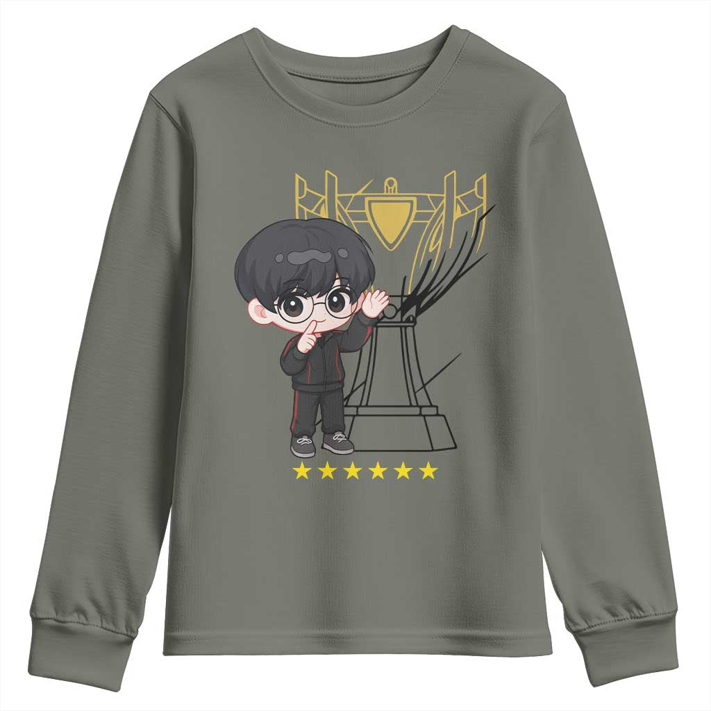 Mid Lane Master Gamer Youth Sweatshirt Gift For Esports Fan - Wonder Print Shop
