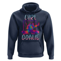 Funny Ice Hockey Girl Goalie Splatter Art Hoodie Gift For Women - Wonder Print Shop