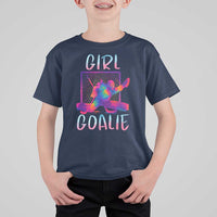 Funny Ice Hockey Girl Goalie Splatter Art T Shirt For Kid Gift For Women - Wonder Print Shop