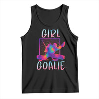 Funny Ice Hockey Girl Goalie Splatter Art Tank Top Gift For Women - Wonder Print Shop