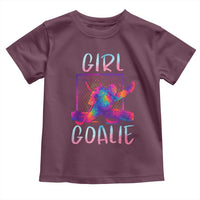 Funny Ice Hockey Girl Goalie Splatter Art Toddler T Shirt Gift For Women - Wonder Print Shop