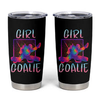 Funny Ice Hockey Girl Goalie Splatter Art Tumbler Cup Gift For Women - Wonder Print Shop