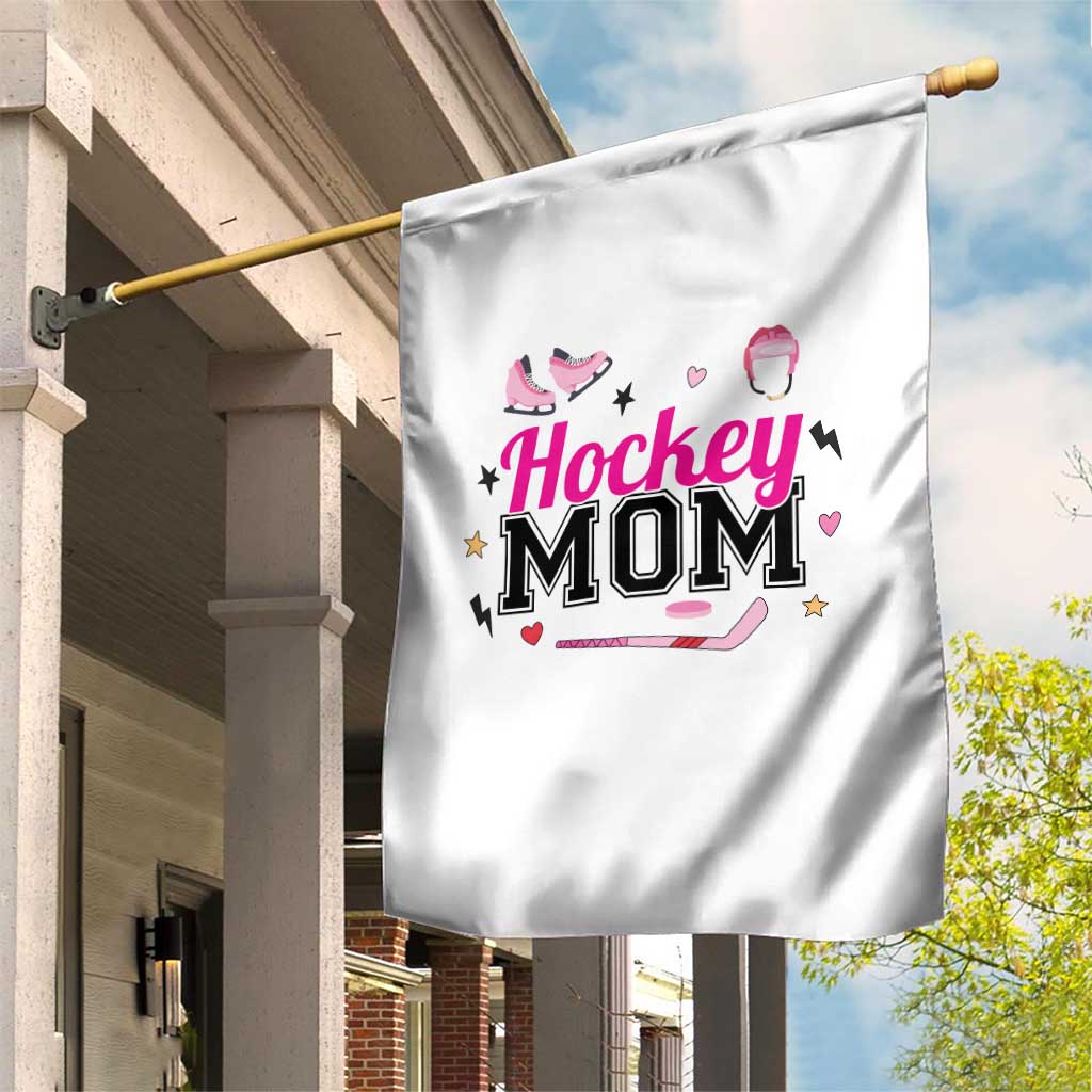 Proud Hockey Mom Garden Flag Ice Hockey Supporter Gift - Wonder Print Shop
