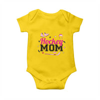 Proud Hockey Mom Baby Onesie Ice Hockey Supporter Gift - Wonder Print Shop