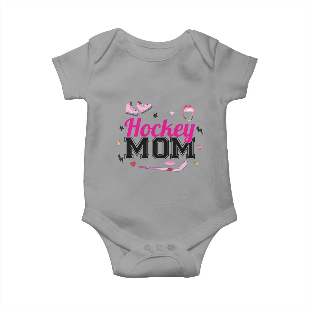 Proud Hockey Mom Baby Onesie Ice Hockey Supporter Gift - Wonder Print Shop