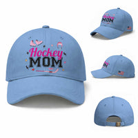 Proud Hockey Mom Baseball Cap Ice Hockey Supporter Gift