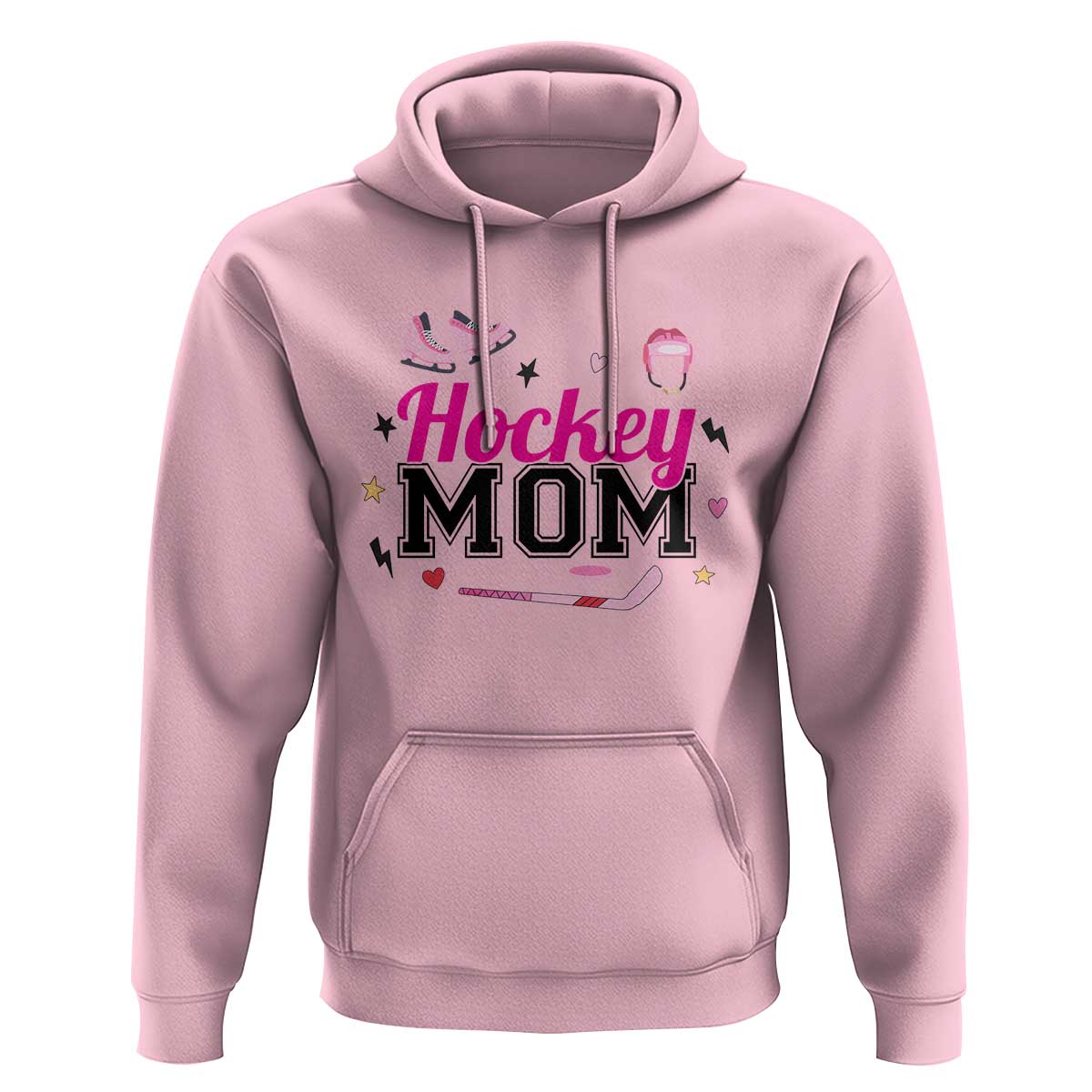 Proud Hockey Mom Hoodie Ice Hockey Supporter Gift - Wonder Print Shop