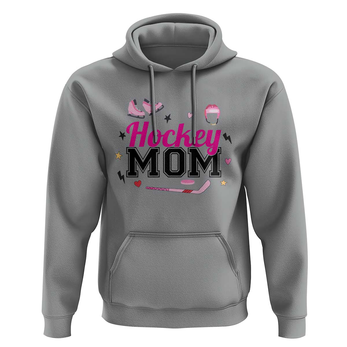 Proud Hockey Mom Hoodie Ice Hockey Supporter Gift - Wonder Print Shop