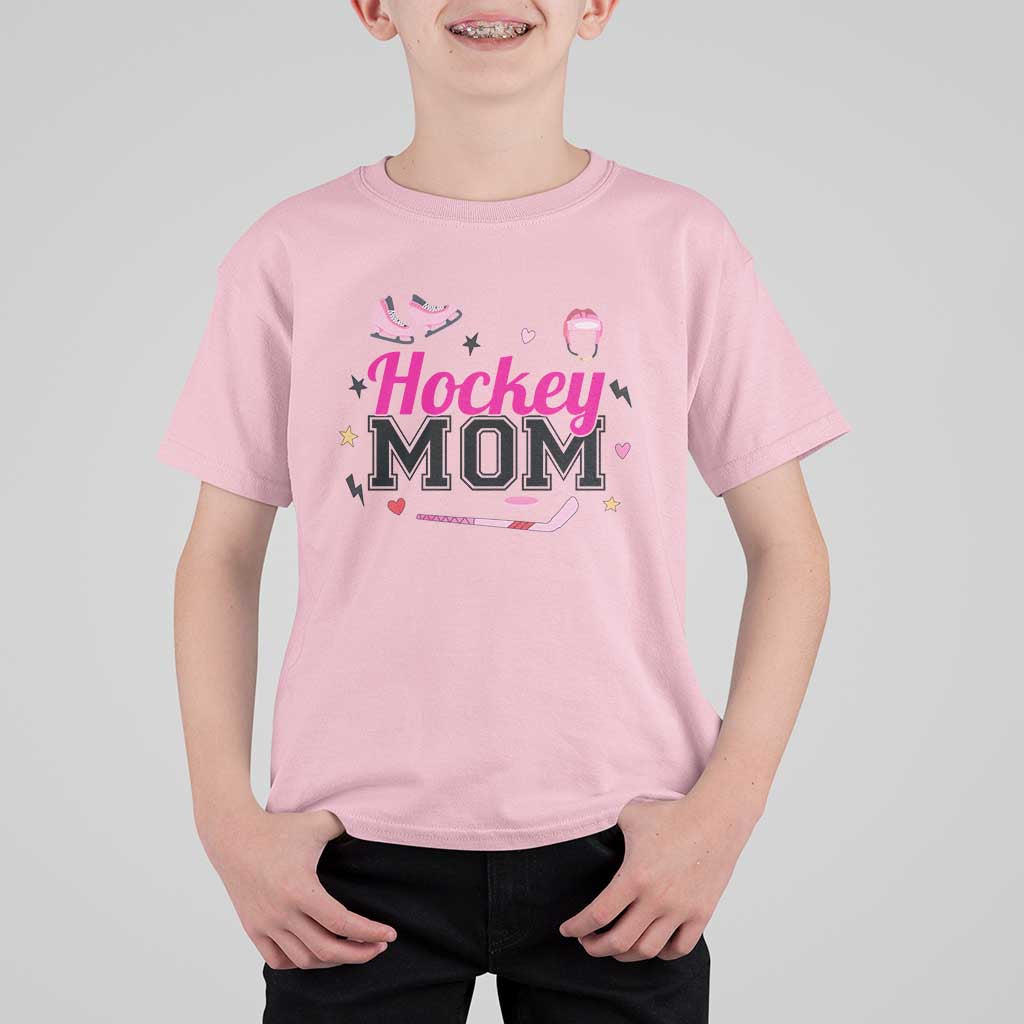 Proud Hockey Mom T Shirt For Kid Ice Hockey Supporter Gift - Wonder Print Shop