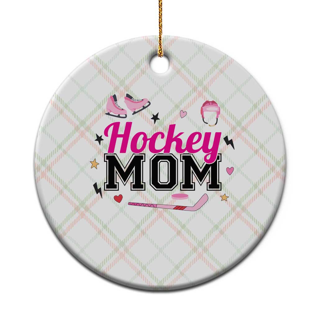Proud Hockey Mom Ceramic Ornament Ice Hockey Supporter Gift - Wonder Print Shop