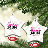 Proud Hockey Mom Ceramic Ornament Ice Hockey Supporter Gift - Wonder Print Shop
