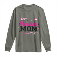 Proud Hockey Mom Long Sleeve Shirt Ice Hockey Supporter Gift - Wonder Print Shop