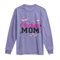 Proud Hockey Mom Long Sleeve Shirt Ice Hockey Supporter Gift - Wonder Print Shop