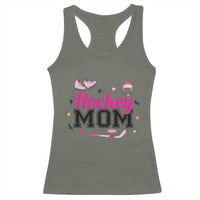 Proud Hockey Mom Racerback Tank Top Ice Hockey Supporter Gift - Wonder Print Shop