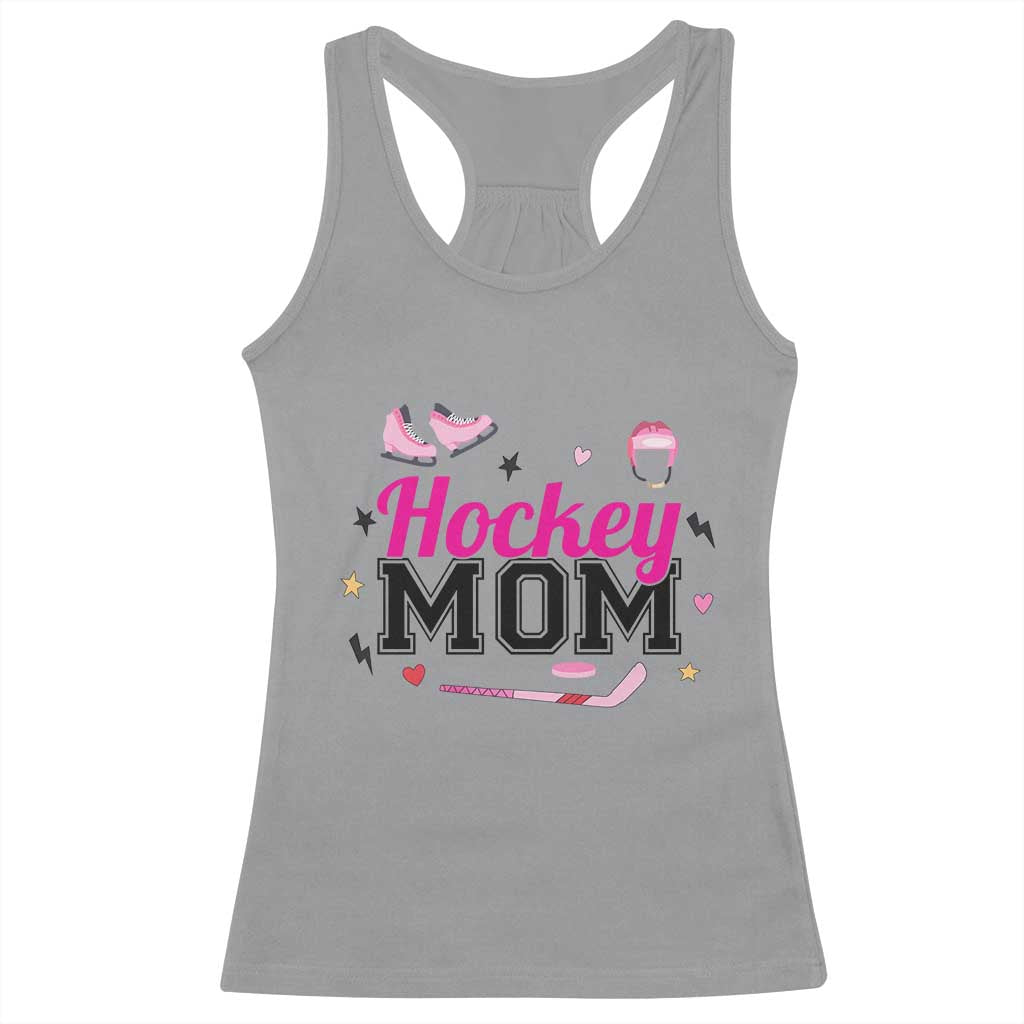 Proud Hockey Mom Racerback Tank Top Ice Hockey Supporter Gift - Wonder Print Shop