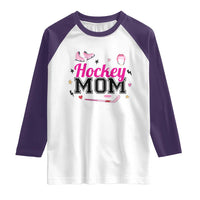 Proud Hockey Mom Raglan Shirt Ice Hockey Supporter Gift - Wonder Print Shop