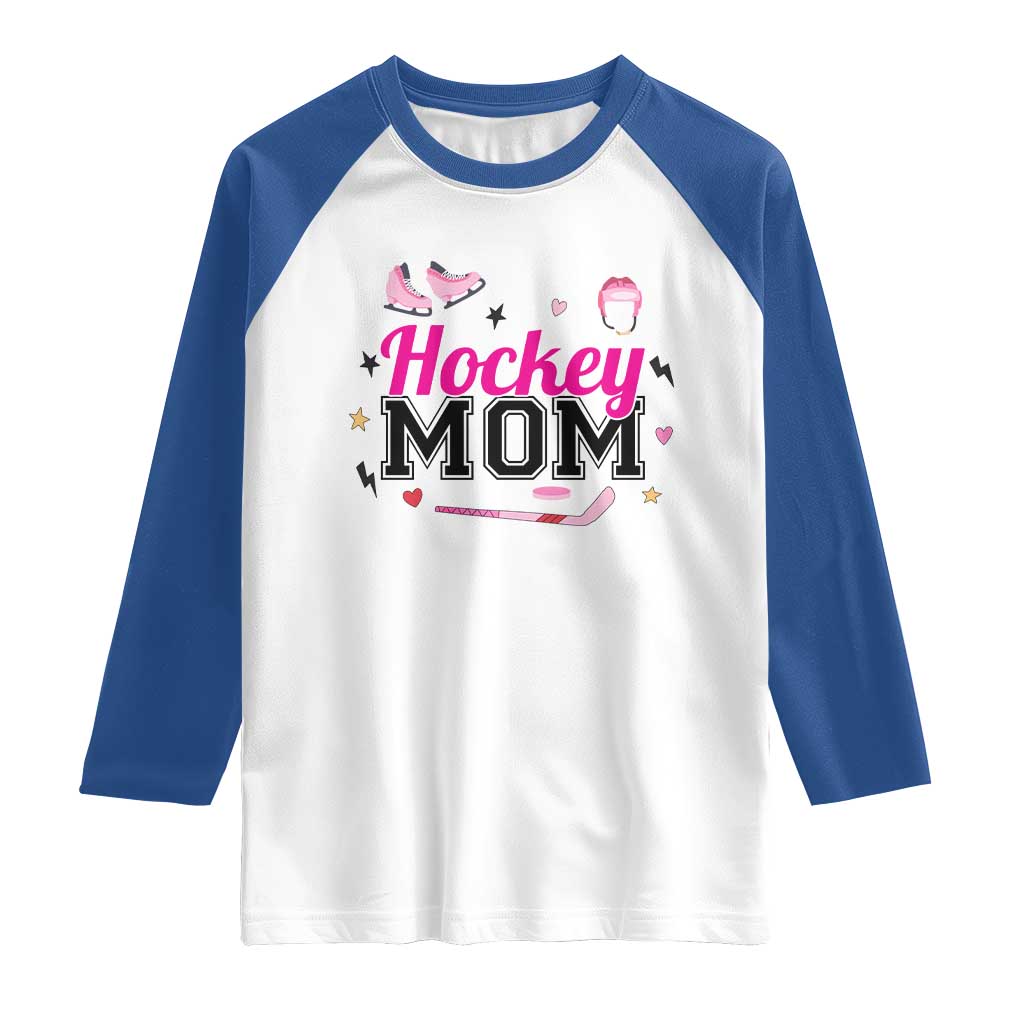 Proud Hockey Mom Raglan Shirt Ice Hockey Supporter Gift - Wonder Print Shop