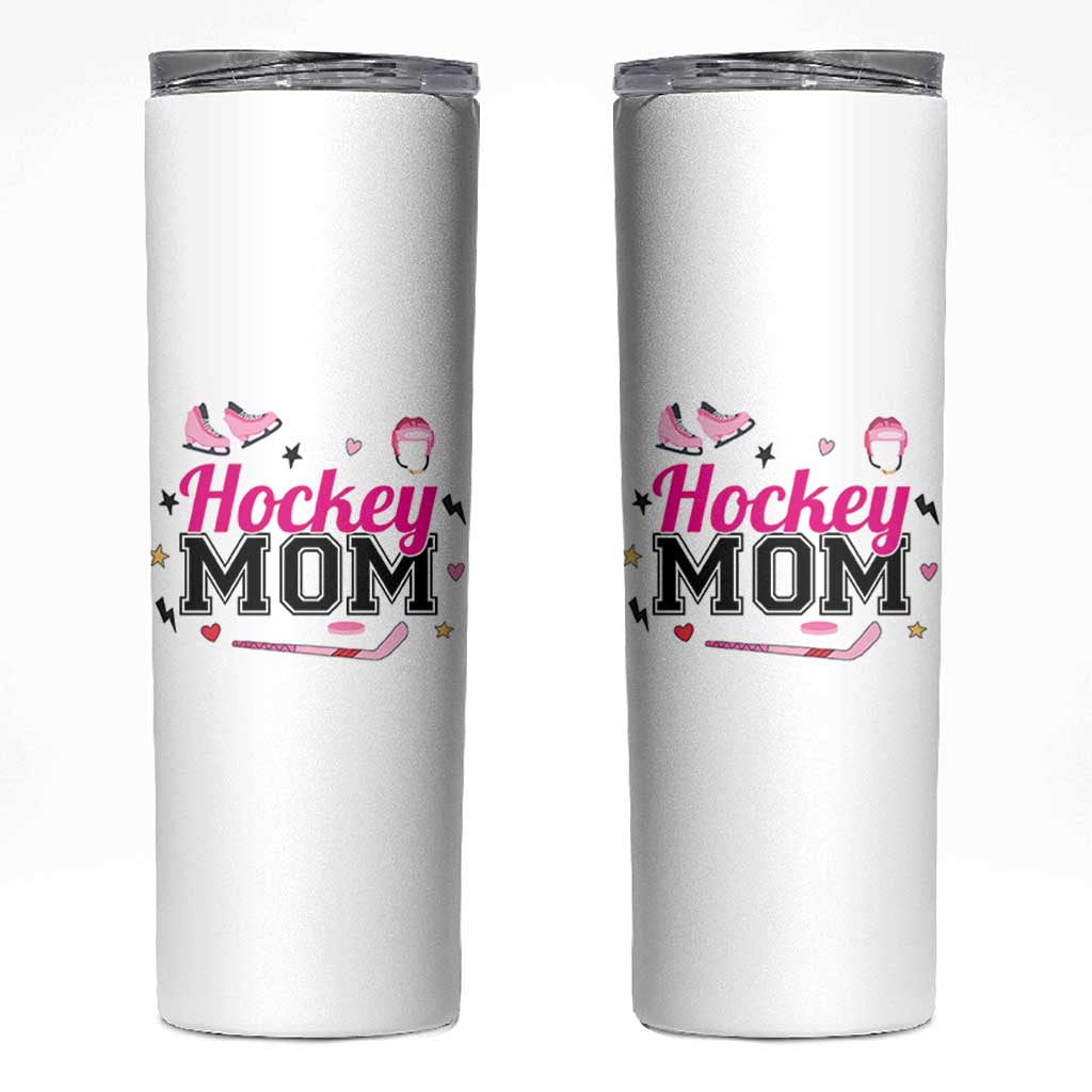 Proud Hockey Mom Skinny Tumbler Ice Hockey Supporter Gift - Wonder Print Shop