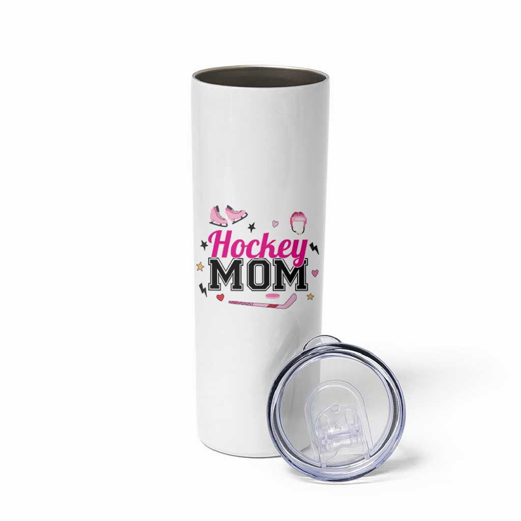 Proud Hockey Mom Skinny Tumbler Ice Hockey Supporter Gift - Wonder Print Shop