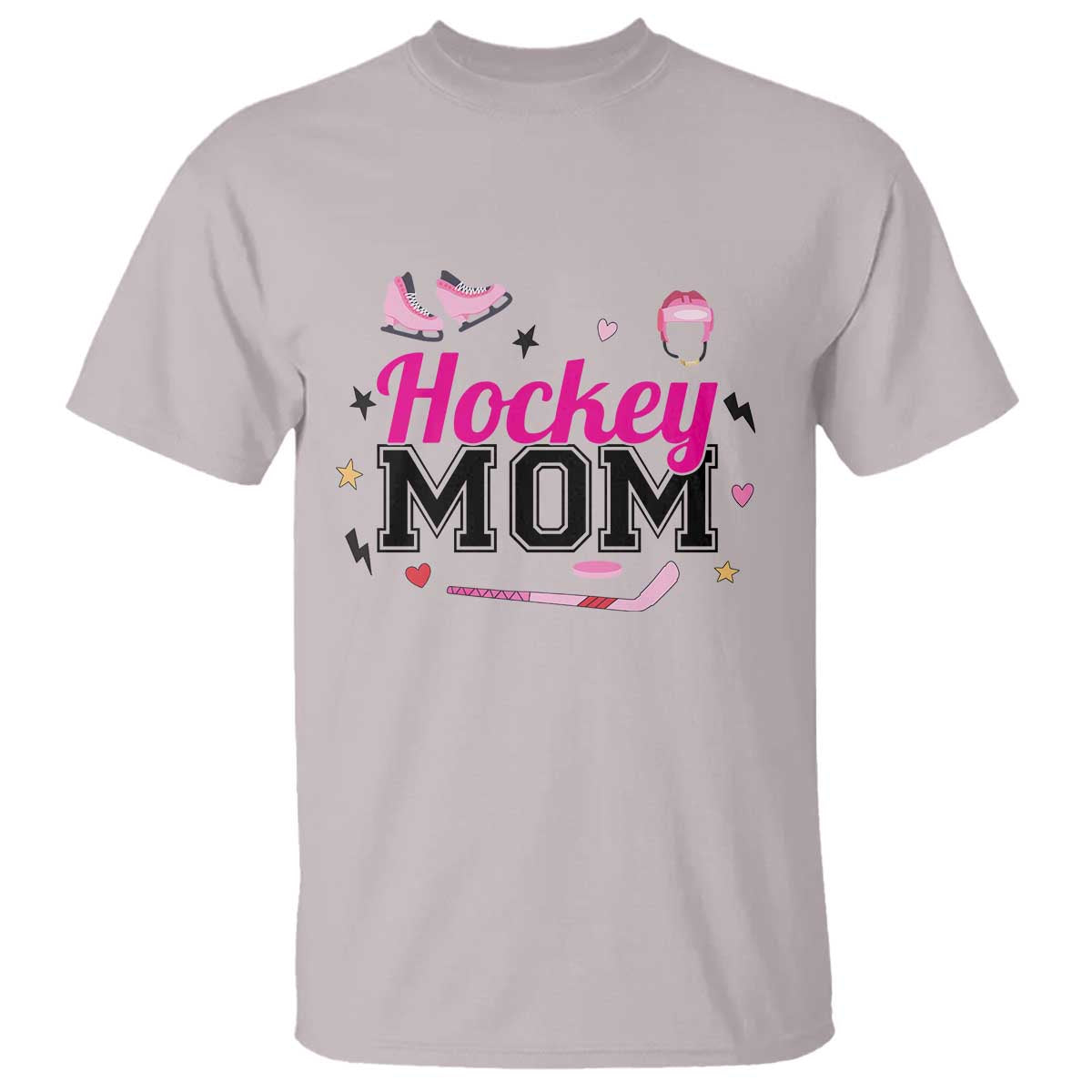 Proud Hockey Mom T Shirt Ice Hockey Supporter Gift - Wonder Print Shop