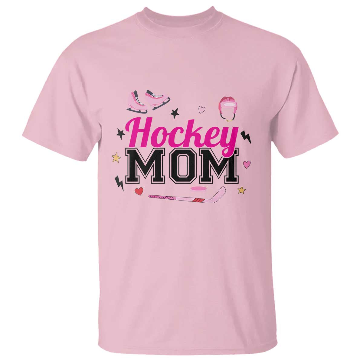Proud Hockey Mom T Shirt Ice Hockey Supporter Gift - Wonder Print Shop